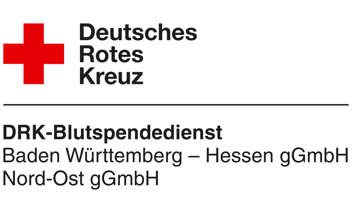 Gemeinschaftslogo DRK-Blutspendedienst Baden-Württemberg – Hessen und Nord-Ost gGmbH