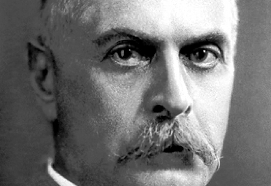 Portrait von Karl Landsteiner, dem Entdecker der Blutgruppen.