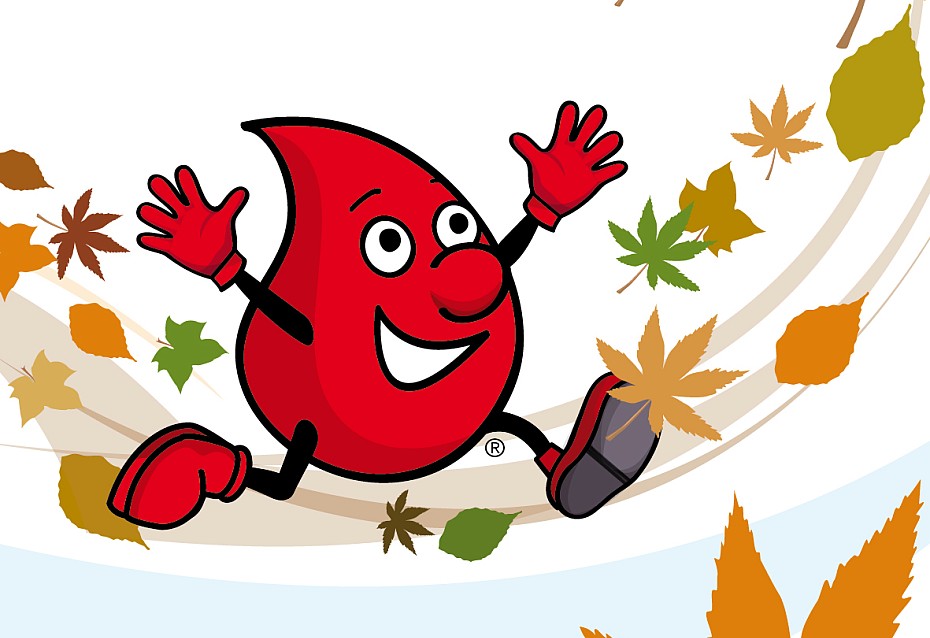 Blutstropfen Tröpfli im Herbst