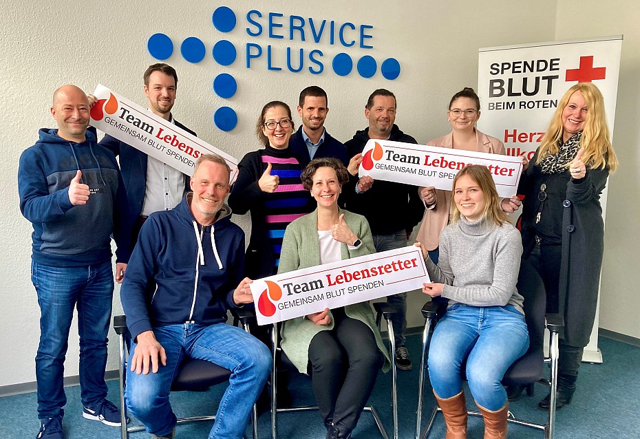 Gruppe Mitarbeiter Service Plus GmbH