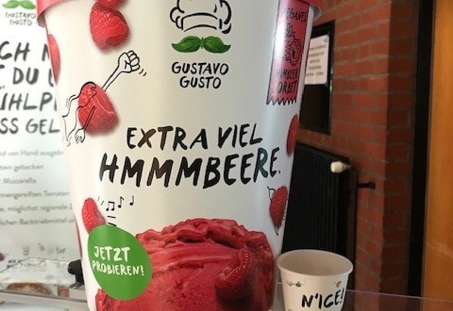 Auch ein leckeres Eis durfte beim Termin nicht fehlen