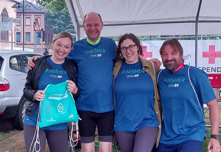 Laufgruppe JP Morgan Firmenlauf Frankfurt