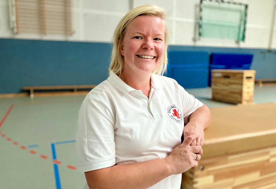 Jennifer Hagelstein vom DRK-Ortsverein in Kollmar