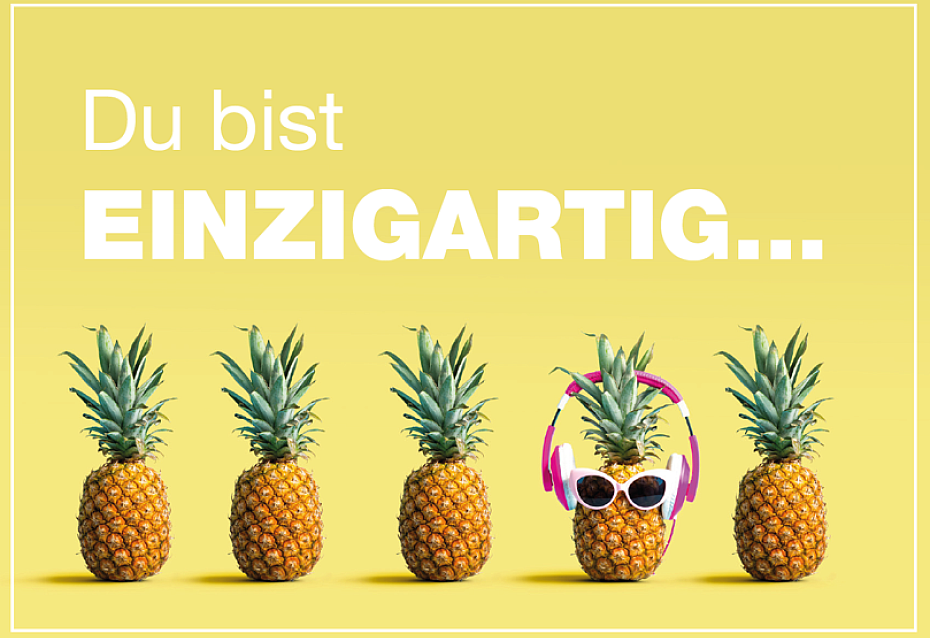 Blutspende Postkarte Einzigartig Ananas