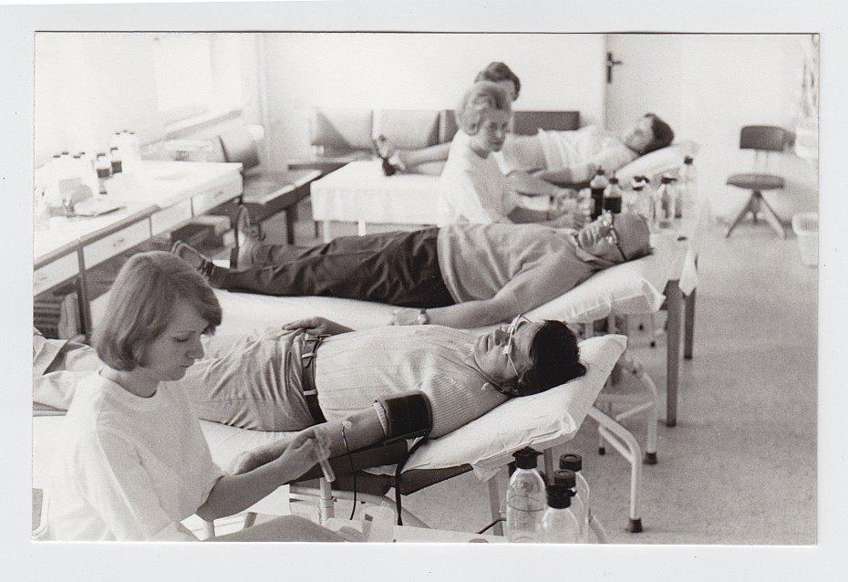 Blutspende in den 70er Jahren