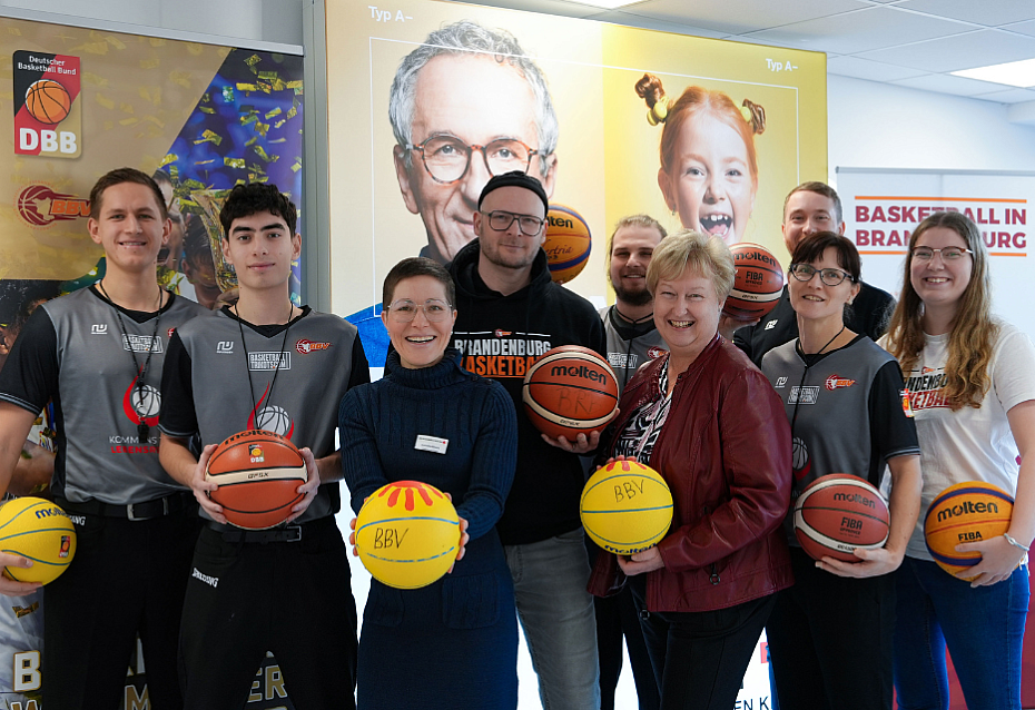 Der Brandenburgische Basketballverband in Kooperation mit dem DRK Blutspendedienst 