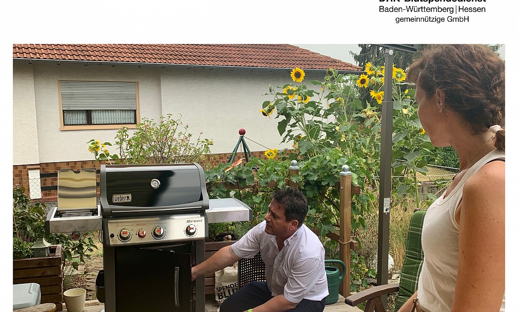 Erster Gewinner-Grill hat neues Zuhause in Sulzbach gefunden.