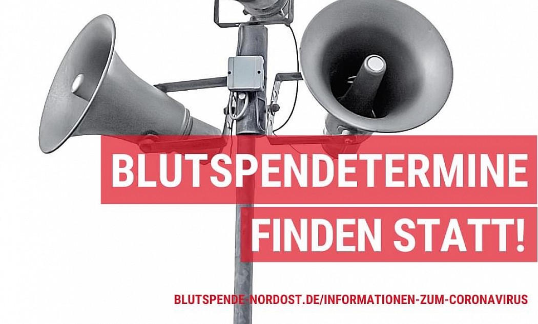 Blutspende ist im Lock-Down möglich