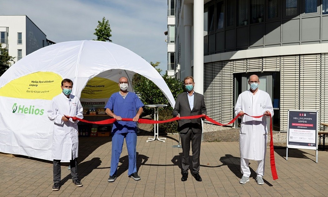 DRK-Blutspendedienst Nord-Ost und Helios Kliniken arbeiten zusammen
