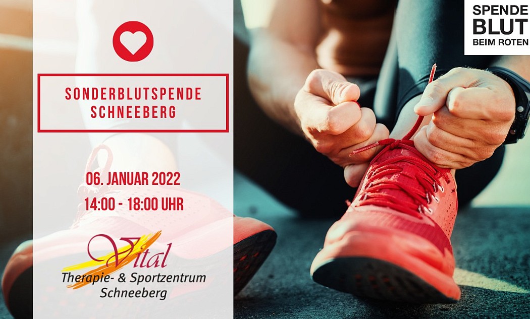 Sonderblutspende im Vital Therapie- & Sportzentrum Schneeberg
