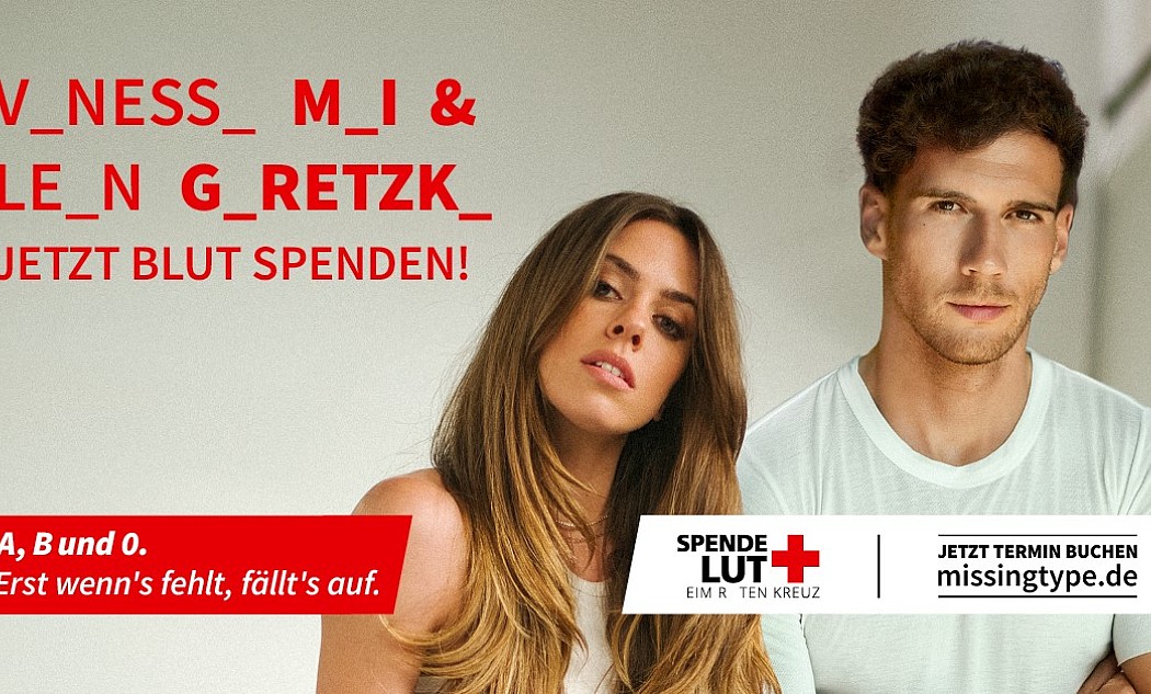 Vanessa Mai und Leon Goretzka Testimonials #missingtype