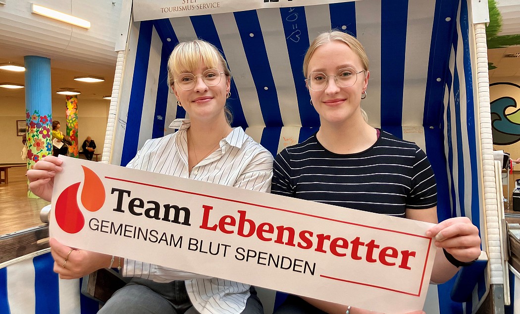 Team Lebensretter-Blutspenderin-Erstspenderin