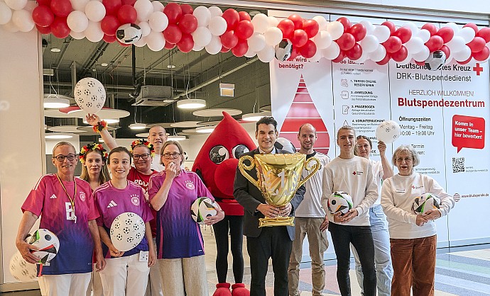 Große Aktion des DRK Blutspendedienstes Nord-Ost