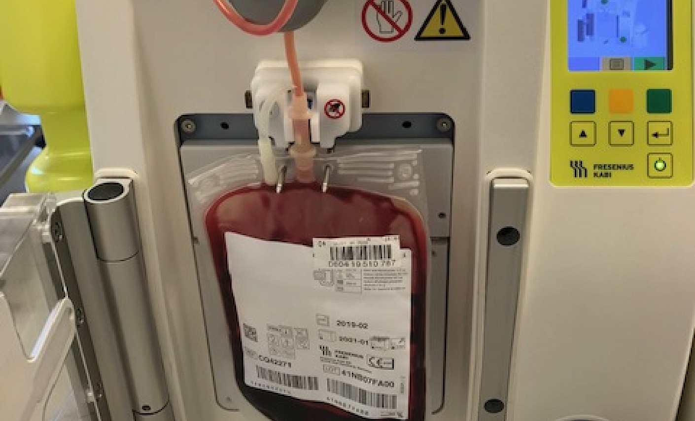 Vollblutseparatoren werden in der Aufbereitung der Blutspenden eingesetzt