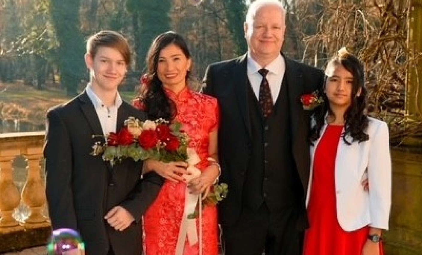 Lutz Stoehr mit Familie