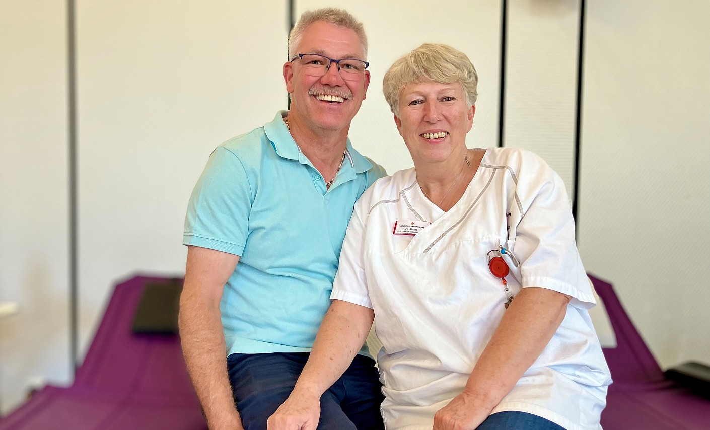 Dagmar und Heino lernten sich auf den Blutspendeterminen kennen blutspender-liebe-paar
