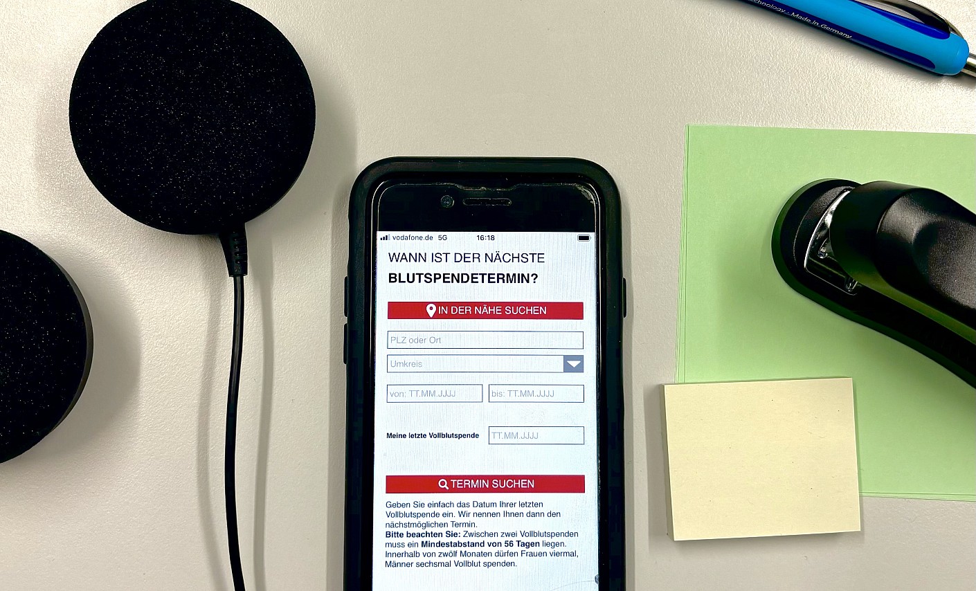 Blutspende-App Blutspende-App