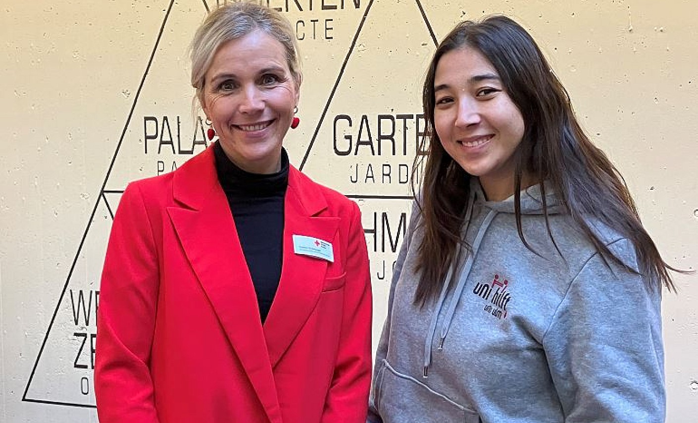 Ivonne Schwaiger und Malak Koraitim