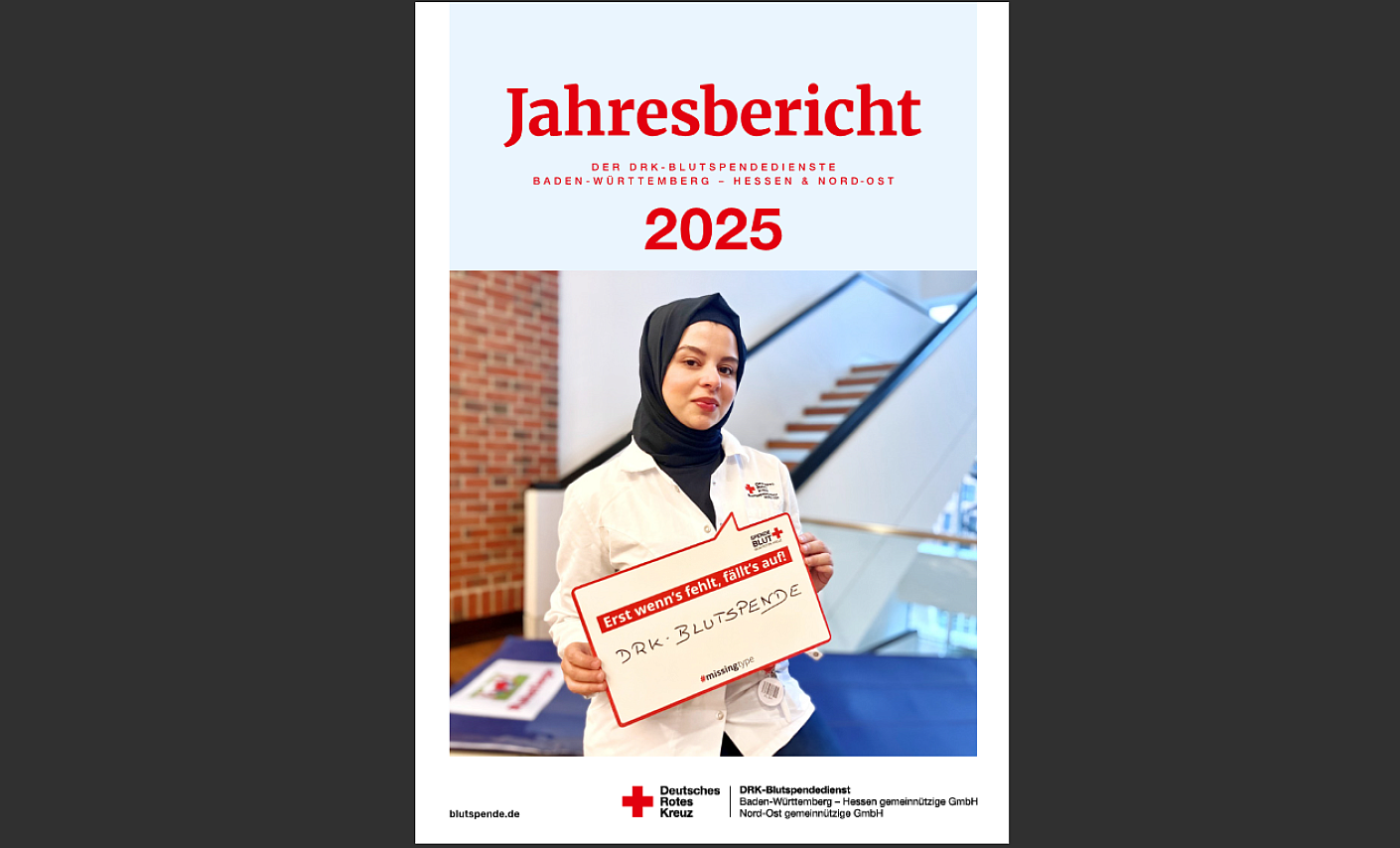 DRK Blutspendedienst Baden Württemberg - Hessen und NordOst Jahresbericht 2025