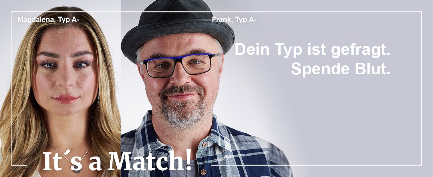It's a Match - Magda und Frank - Blutgruppe A Rhesus negativ