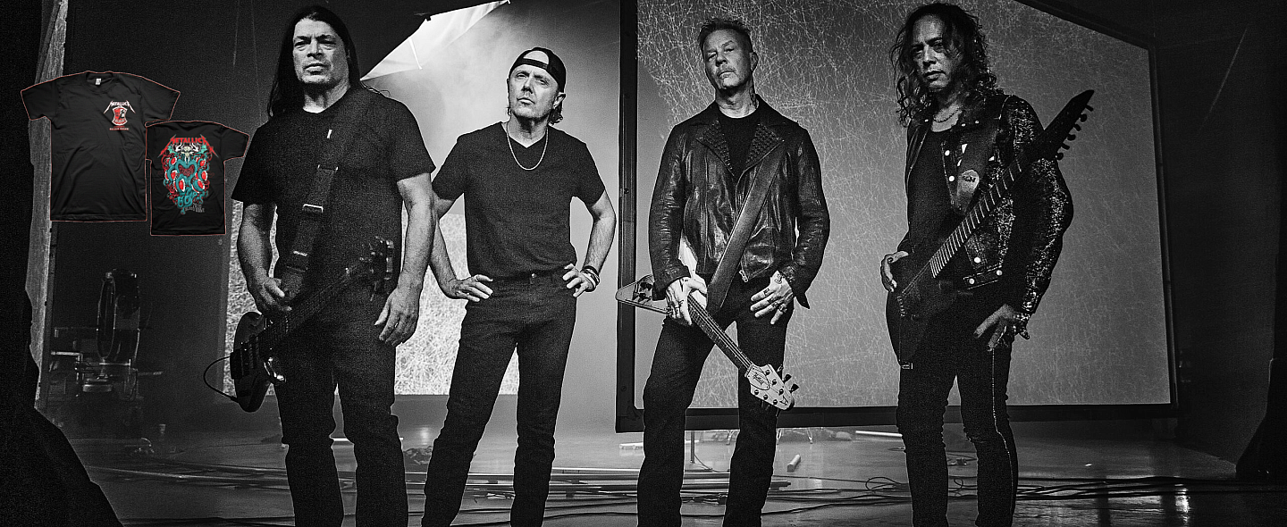 Der DRK Blutspendedienst und Metallica vergeben gemeinsamen Blutspendeshirts im Metallica Design heraus