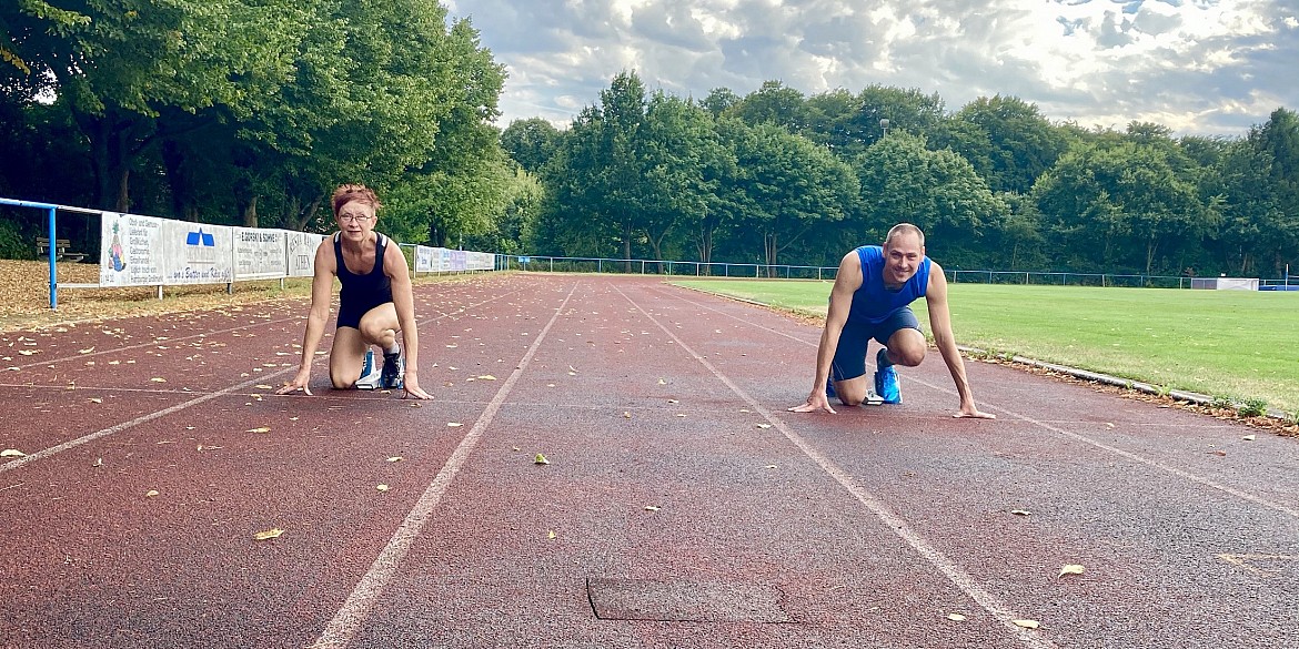 Gabriela und Kai Neuhaus beim Training in Bad Bramstedt