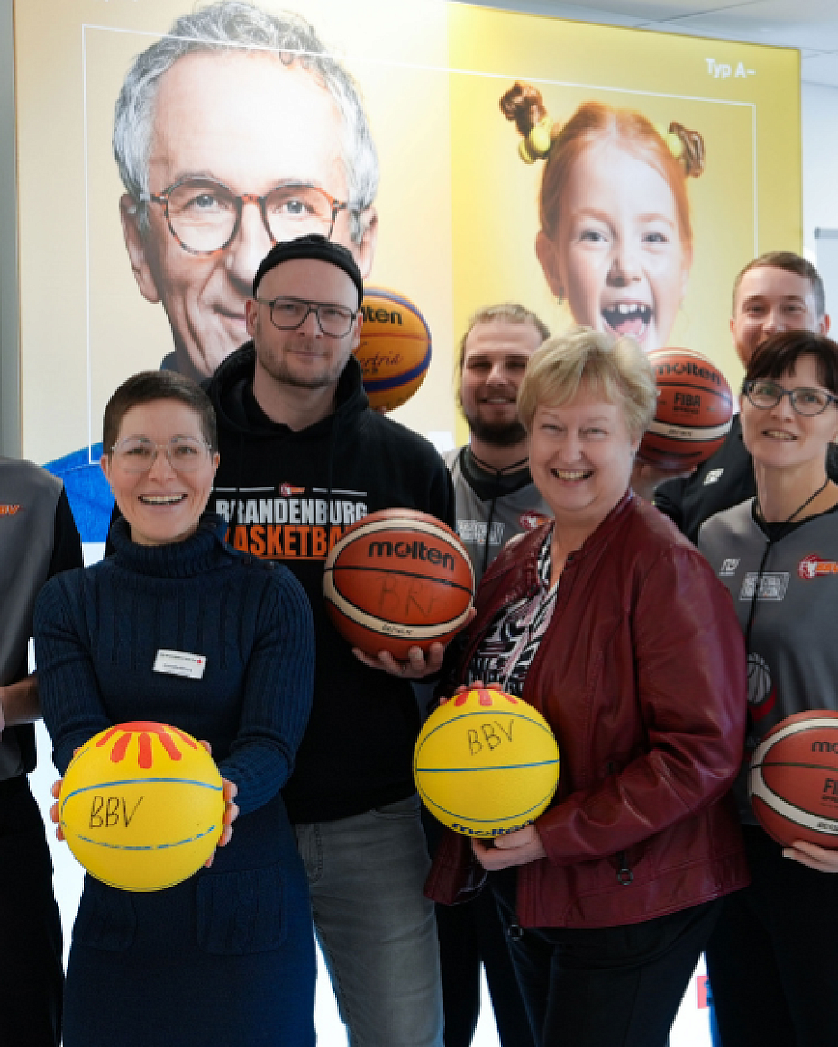 Der Brandburgische Basketballverband mit einer tollen Aktion zusammen mit dem DRK Blutspendedienst