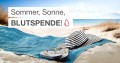 Spende Blut Banner Sommer