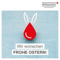 Frohe Ostern Blutspende