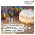 Fasching und Blutspende