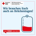 Wir brauchen Euch auch an Brückentagen! Termin reserveiren! Instagram & Facebook Feed 1:1