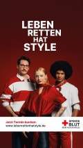 "Leben retten hat Style" 9x16 Motiv 1