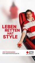"Leben retten hat Style" 9x16 Motiv 4
