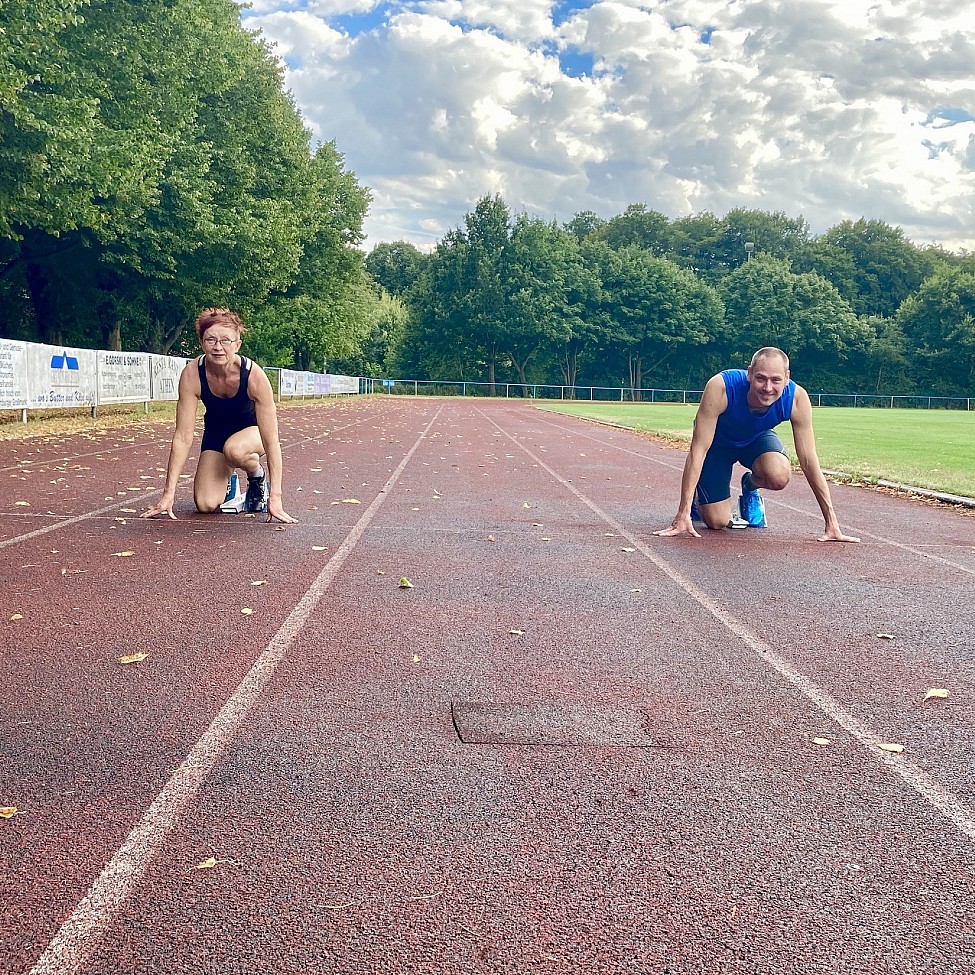 Gabriela und Kai Neuhaus beim Training in Bad Bramstedt