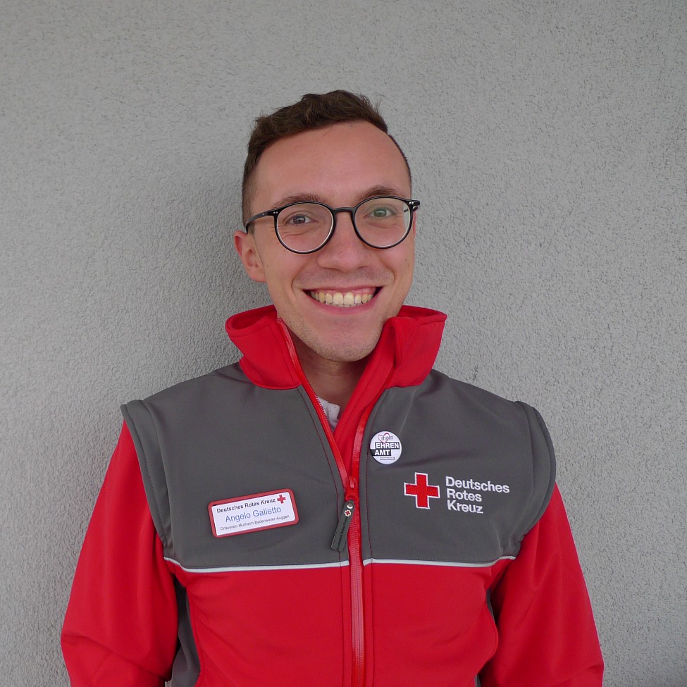 Angelo Galletto - ehrenamtlicher Helfer beim DRK