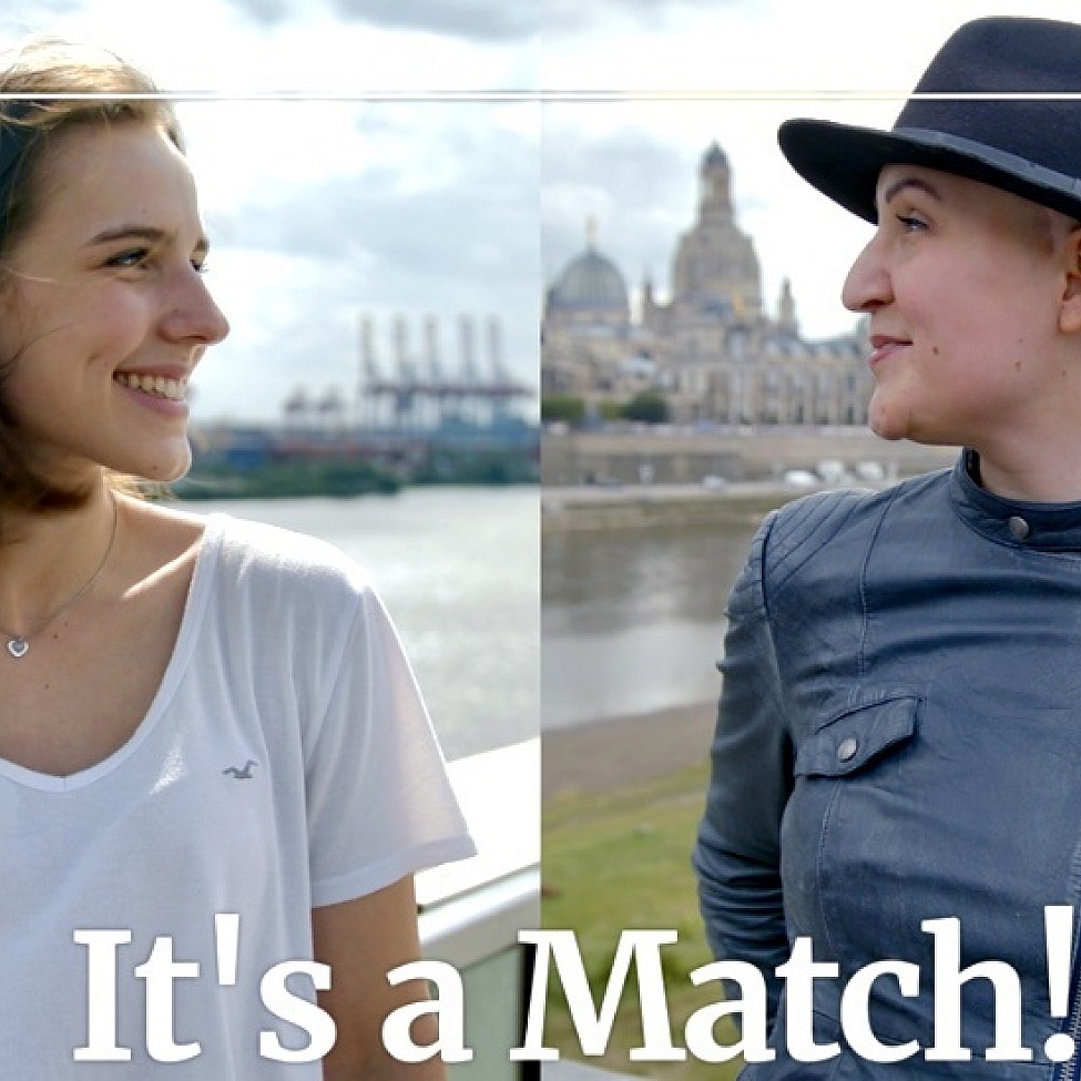 Video Kampagnenvideo It's a match Dreharbeiten Laura und Jolie