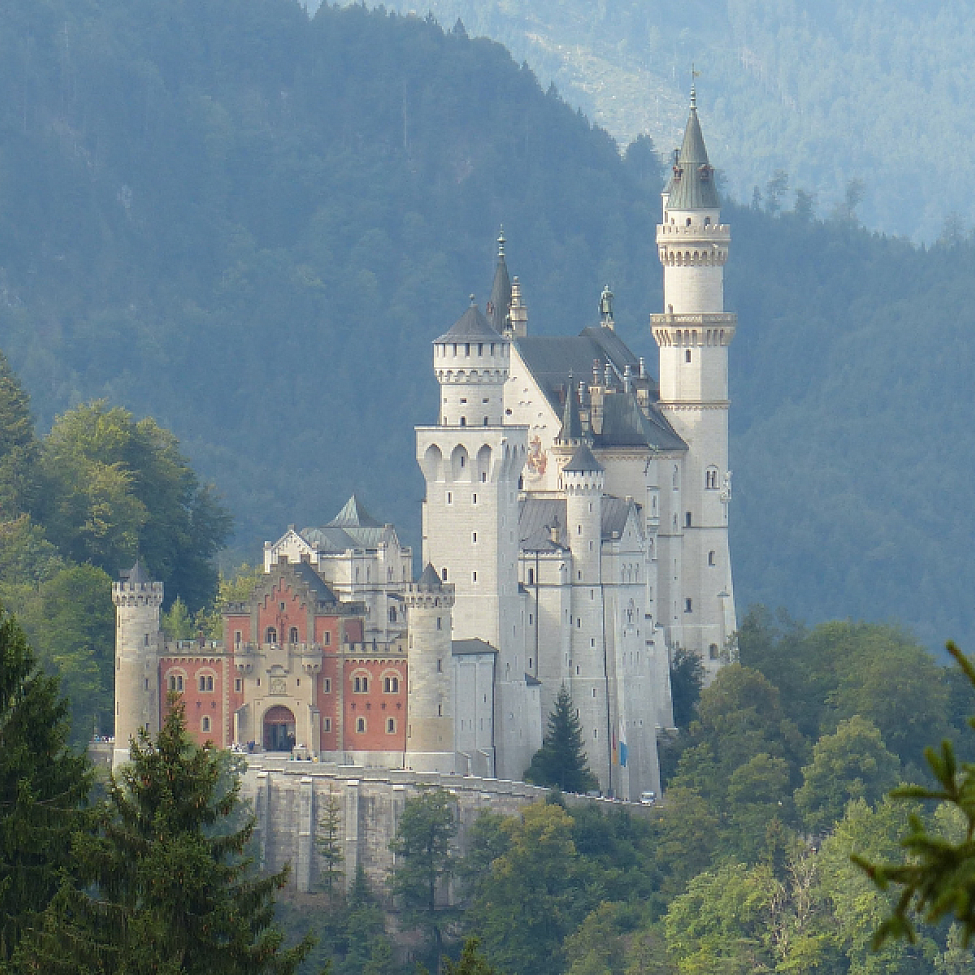 Märchenschloss in Wald