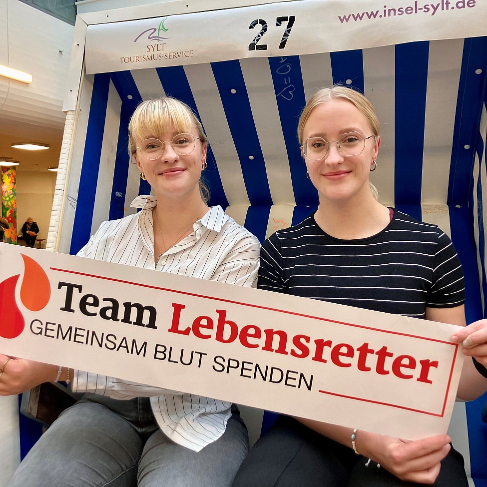 Team Lebensretter-Blutspenderin-Erstspenderin
