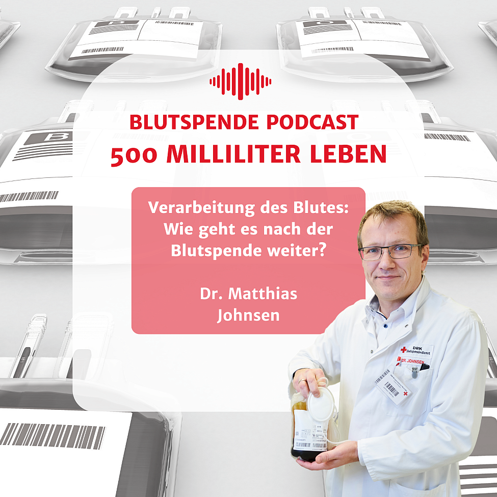 Dr. Johnsen im Podcast über die Verarbeitung des Blutes