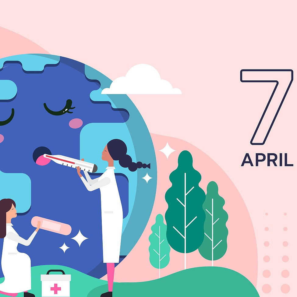 Weltgesundheitstag 2026 Grafik