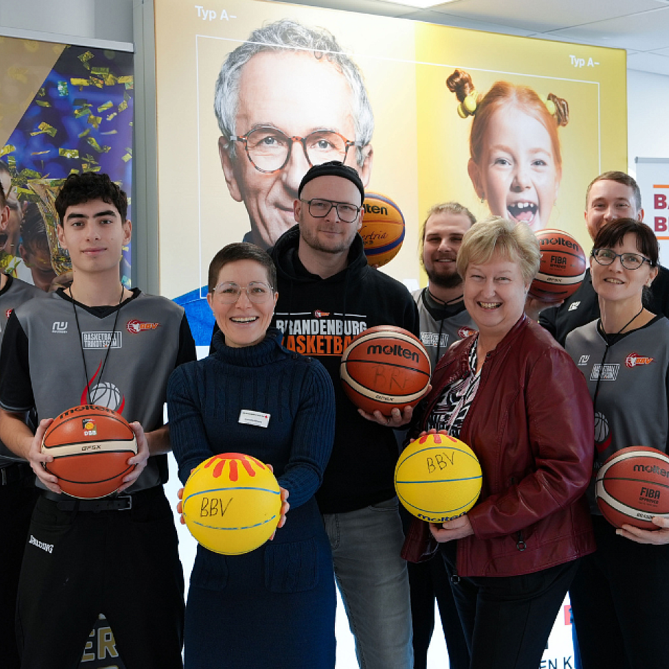 Der Brandenburgische Basketballverband in Kooperation mit dem DRK Blutspendedienst 